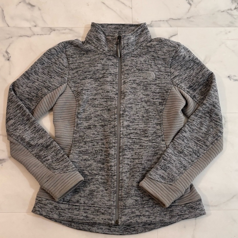 🩶The North Face🩶 Gray Full-Zip Jacket